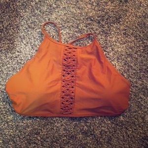 NWT aerie size L swim top